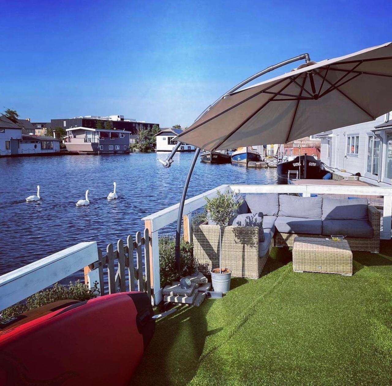 Amster Houseboat Bed Without Breakfast Amesterdão Exterior foto